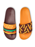 Papuci Veseli Hamburgeri și cartofi prăjiți