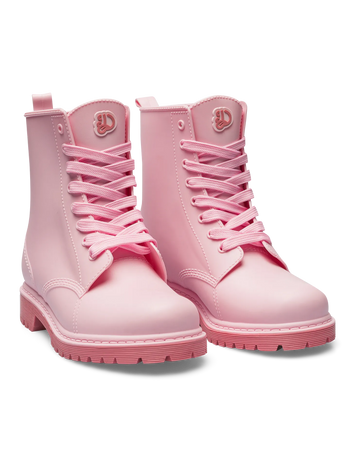 Cizme de Ploaie pentru Femei Roz Pastel