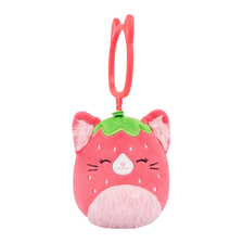 Squishmallows Breloc Olma, Pisica Căpșune, 9 cm