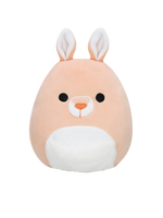 Jucărie de pluș Squishmallows Quinn Cangurul cu Burtica Moale, 20 cm
