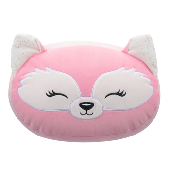 Squishmallows Stackables Rhiannon, Vulpea Roz cu Ochii Închiși, 30 cm