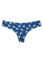 Chiloți Brazilian Damă Veseli Print Albastru