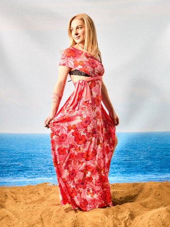 Sarong Vesel de Plajă Hibiscus