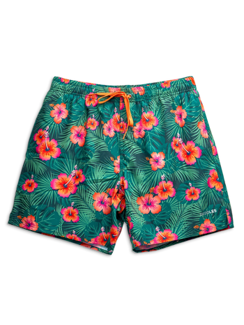 Șort Vesel de Baie Bărbați Hibiscus
