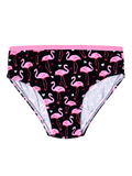 Chiloți Veseli Fete Flamingo și inimioare