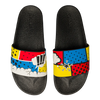 Papuci Veseli Benzi Desenate Colorate