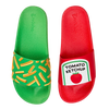 Papuci Veseli pentru Copii Cartofi Prăjiți cu Ketchup