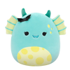Squishmallows Dearest Monstrulețul Azuriu din Mlaștină cu Pete pe Burtică și Agrafă cu Liliac, 20 cm