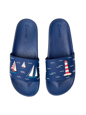 Papuci Veseli Bărci pe Mare