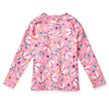 Tricou de Înot cu Protecție UV pentru Copii Fluturi Adorabili