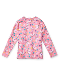 Tricou de Înot cu Protecție UV pentru Copii Fluturi Adorabili