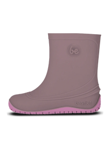 Cizme de ploaie barefoot pentru copii Be Lenka Pudds - Roz închis