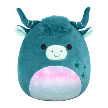 Squishmallows Clark, Vaca Verde Highland, 13 cm