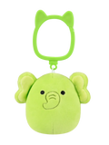 Breloc Squishmallows — Franky, elefantul verde lime, 9 cm.