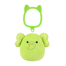 Breloc Squishmallows — Franky, elefantul verde lime, 9 cm.