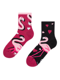 Șosete Lungi Vesele Flamingo & Inimi