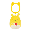 Breloc Squishmallows — Zarina, melcul banană galben, 9 cm.