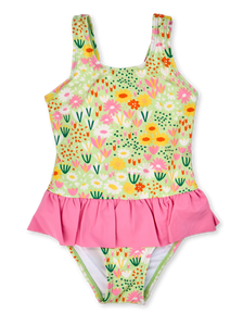 Costum de baie Vesel Fete Grădină cu flori