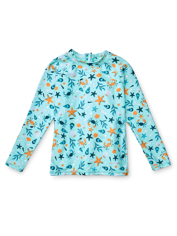 Tricou de Înot cu Protecție UV pentru Copii Scoici