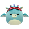 Squishmallows Tatiana, Dragonul Albastru cu Bandană, 20 cm