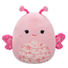 Squishmallows — Mogo, fluturele roz cu burtică de floare sakura, 20 cm.