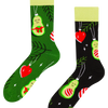 Șosete Călduroase Vesele Avocado Festiv
