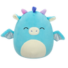 Squishmallows Tatiana, Dragonul Albastru Închis cu Ochii Închiși, 20 cm