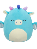 Squishmallows Tatiana, Dragonul Albastru Închis cu Ochii Închiși, 20 cm
