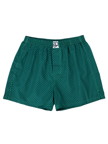 Boxeri Clasici Bărbați Model Albastru & Verde