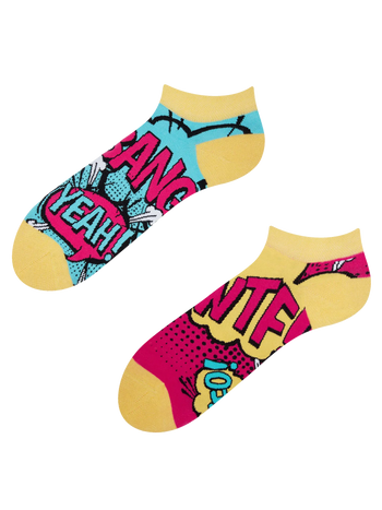 Șosete Vesele sub Gleznă Benzi Desenate