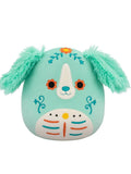 Squishmallows Lisbeth, Câinele Retriever Verde Mentă, Machiat pentru Día de los Muertos 20 cm