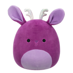 Squishmallows Maria Del Mar, Jackalope-ul Mov cu Antene Strălucitoare, 20 cm