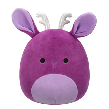 Squishmallows Maria Del Mar, Jackalope-ul Mov cu Antene Strălucitoare, 20 cm