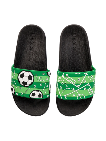 Papuci Veseli pentru Copii Teren de Fotbal
