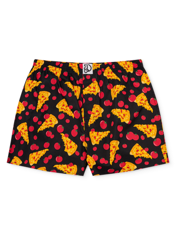 Boxeri Veseli Clasici Bărbați Pizza cu Brânză