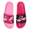 Papuci Veseli Flamingo și Inimioare