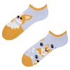 Șosete Vesele pentru Teniși Câine Corgi
