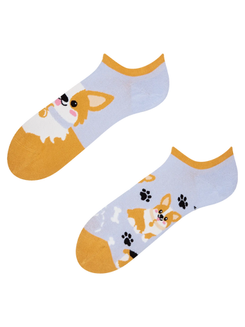 Șosete Vesele pentru Teniși Câine Corgi