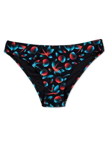 Bikini Veseli partea inferioară Cireșe Negre