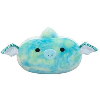 Squishmallows Stackables Reid, Pterodactilul Azuriu cu Aripi Strălucitoare, 30 cm
