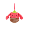 Squishmallows Clip-On Gunda, Iepurașul-Căpșună trecută prin Ciocolată, 9 cm