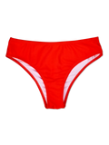 Bikini cu talie medie Roșu Aprins