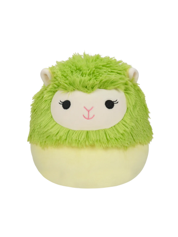 Squishmallows Cavaleri, Alpaca Verde Limetă, 20 cm