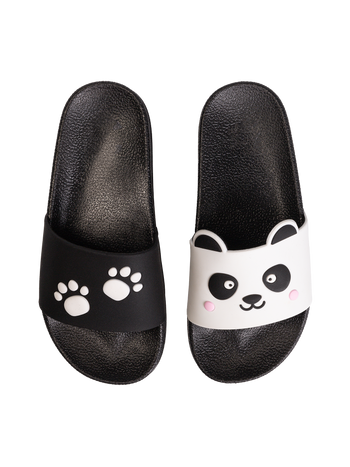 Papuci Veseli pentru Copii Lăbuțe de Panda