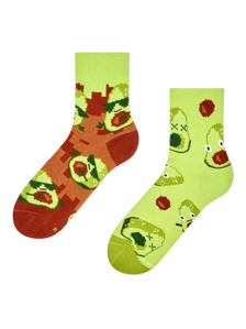 Șosete Vesele Lungi Avocado Pixelat