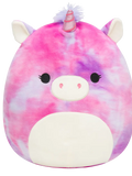 Squishmallows Lola, Unicorn Mov și Roz, 20 cm