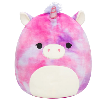 Squishmallows Lola, Unicorn Mov și Roz, 20 cm