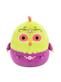 Squishmallows Amparo, Cocoșul Verde și Mov, Machiat pentru Día de los Muertos, 20 cm