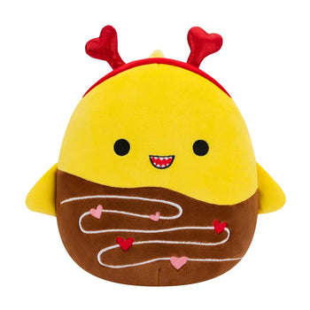 Squishmallows Chandler, Rechinul Galben în Ciocolată, 20 cm