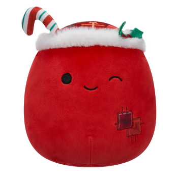 Squishmallows Carrie, Sac cadou cu petice care face cu ochiul, 20 cm